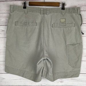 Columbia Granite Cotton Shorts Mens 40w 8i Light‎ Green Trail Summer Hiking